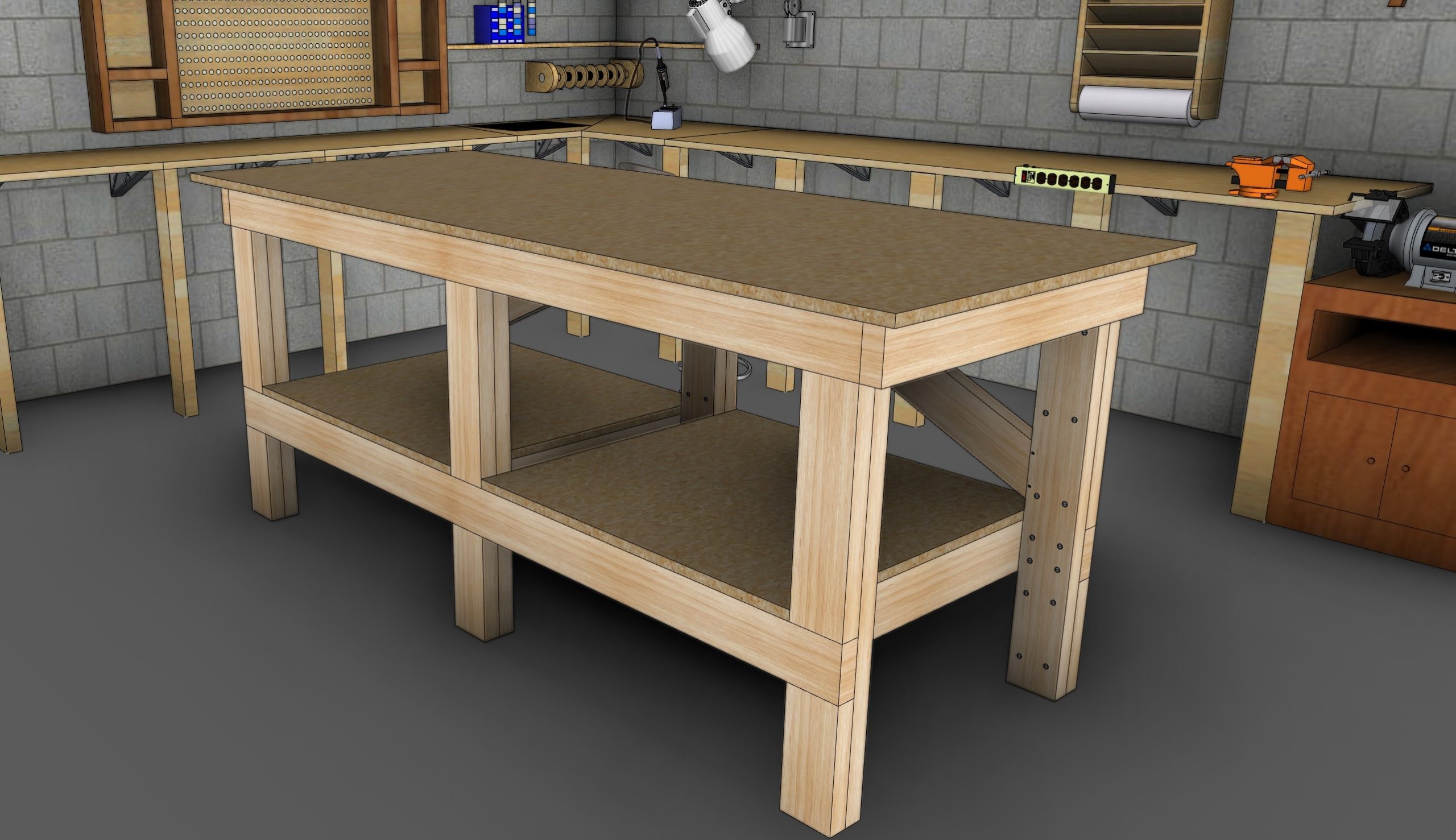 Arbeidsbord / Workshop table nbr. 10 (0)