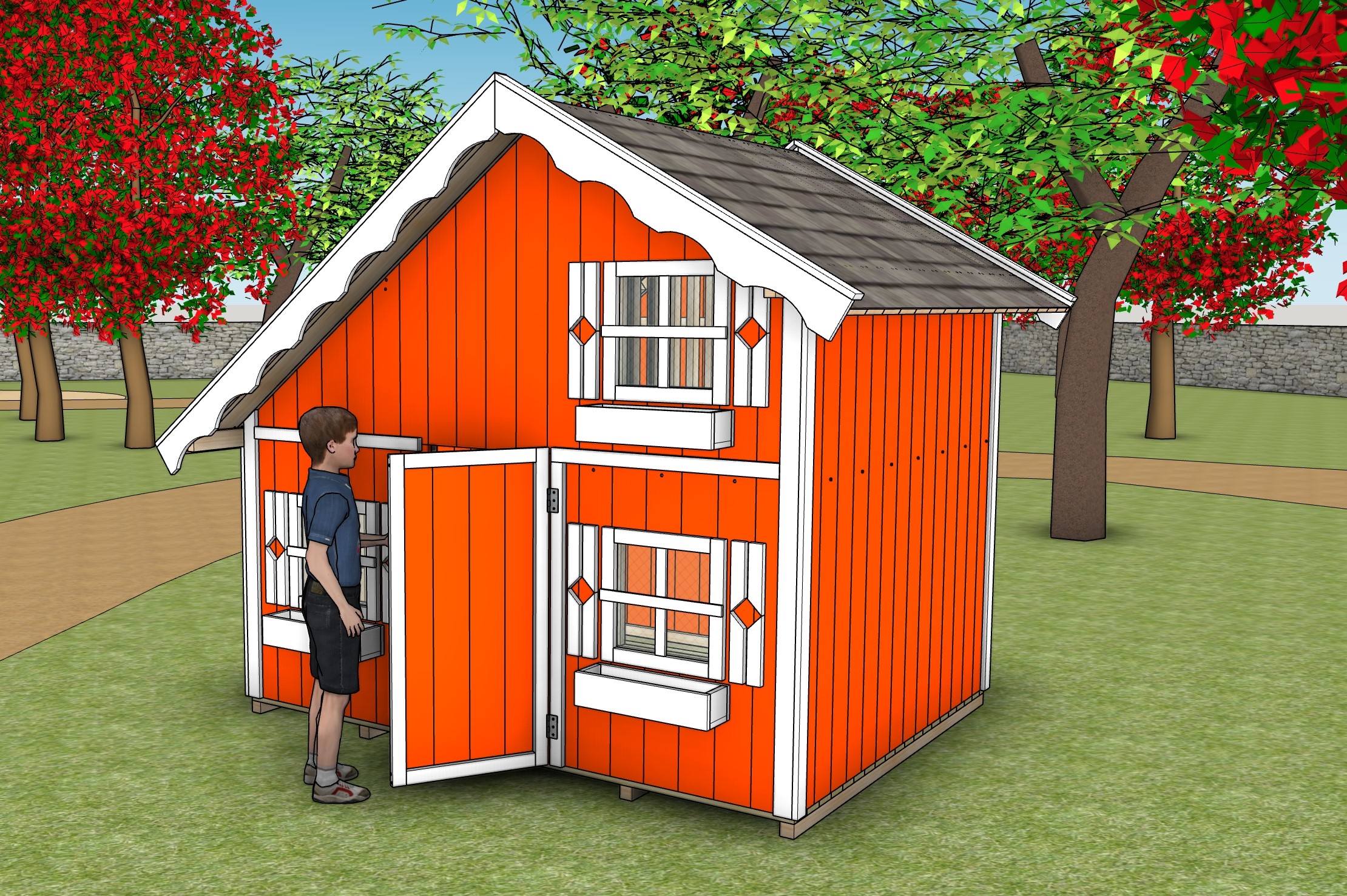 Lekestue / Play House ca. W=250cm D=230cm H=235cm0 (0)